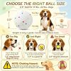 Automatic Dog Ball Launcher Green with 5 X 2.3' ETPU Balls 3 Distance Settings (20/33/46 Ft) for Small to Medium Breeds Pet Exercise Toy